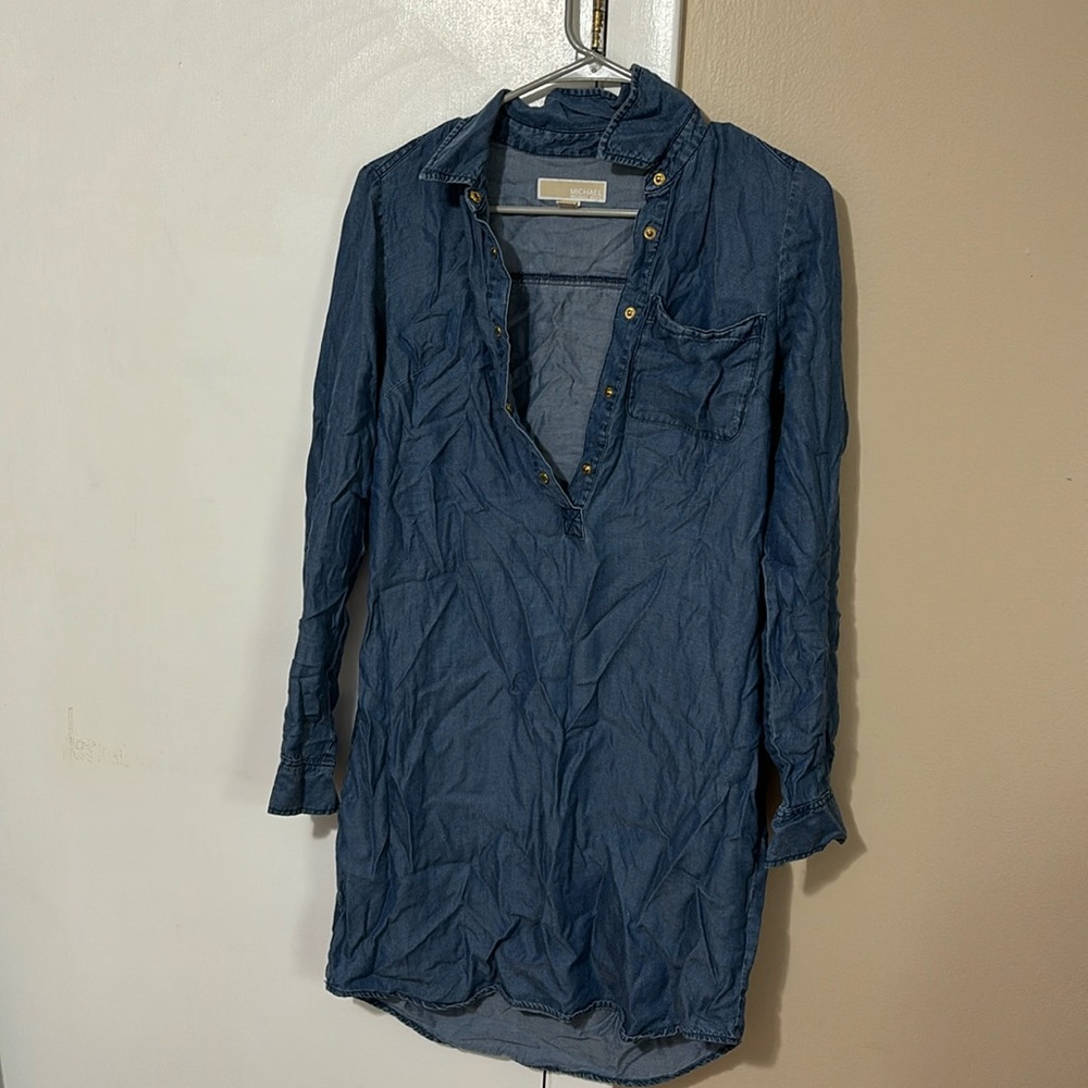 Michael Kors faux denim dress